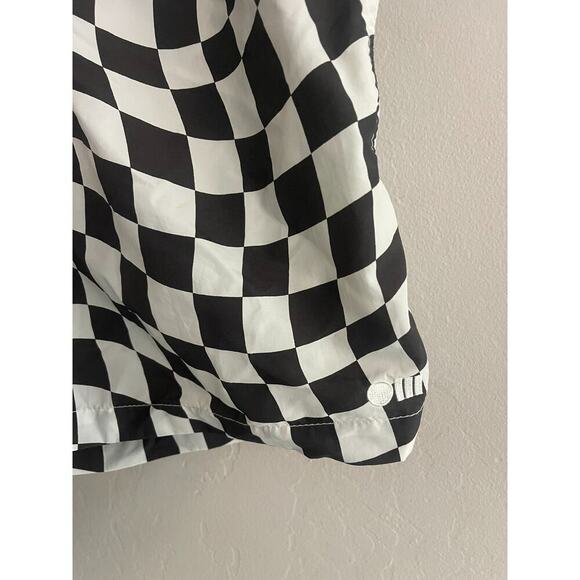 Solid & Striped XL Shorts Checkered Swim Trunks Black White Bloomies NEW $125 - Picture 3 of 7
